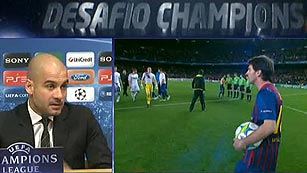 Ver v&iacute;deo  'Guardiola: "El trono pertenece a Messi, y solo &eacute;l decidir&aacute; cuando dejarlo"'