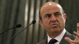 Ver v&iacute;deo  'De Guindos cifra en 7.500 millones de euros el saneamiento extra de Bankia'