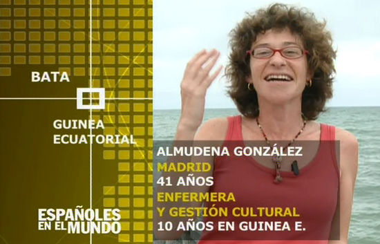 Espa&ntilde;oles en el mundo - Guinea Ecuatorial - Almudena