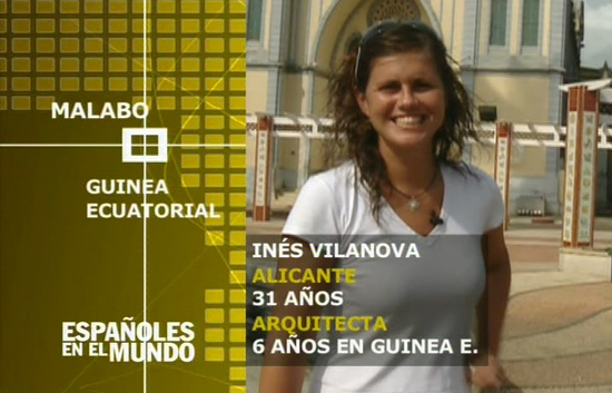 Espa&ntilde;oles en el mundo - Guinea Ecuatorial - In&eacute;s