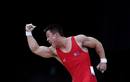 El haltera norcoreano Un Guk Kim campe&oacute;n ol&iacute;mpico en 62Kg en Londres 2012