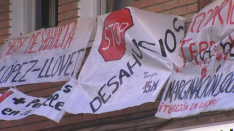 Las familias en proceso de desahucio son ya m&aacute;s de 400.000, seg&uacute;n  el PSOE