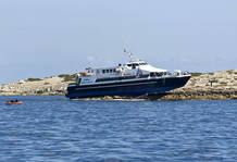 UN HERIDO LEVE AL ENCALLAR UN FERRY CON 29 PERSONAS EN LA ISLA DE FORMENTERA