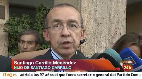 Ver v&iacute;deo  'El hijo de Carrillo: "Ha sido l&uacute;cido hasta el &uacute;ltimo momento"'