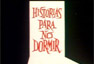 Historias para no dormir
