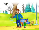 Imagen del  v&iacute;deo de Caillou titulado &iexcl;HOLA PRIMAVERA!