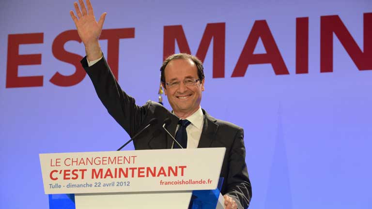 Hollande gana a Sarkozy en la primera vuelta de las elecciones francesas