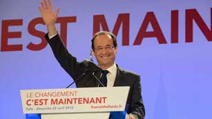 Ver v&iacute;deo  'Hollande gana a Sarkozy en la primera vuelta de las elecciones francesas'