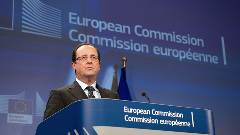 Hollande reconoce que "lo probable es que el crecimiento sea nulo en 2013"