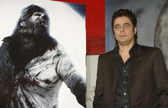 Benicio del Toro nos muestra su cara m&aacute;s salvaje en "El Hombre lobo"