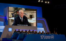 HOMENAJE A FRAGA EN EL XVII CONGRESO DEL PP EN SEVILLA