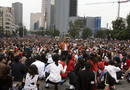 HOMENAJE A MICHAEL JACKSON EN CIUDAD DE M&Eacute;XICO EN EL D&Iacute;A EN QUE CUMPL&Iacute;A 51 A&Ntilde;OS