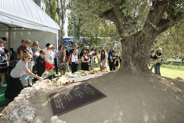 Ofrenda floral por las v&iacute;ctimas