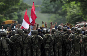 Ver v&iacute;deo  'Honduras establece el toque de queda en las zonas fronterizas con Nicaragua'