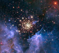 La nebulosa NGC 3603, en la constelaci&oacute;n de Carina