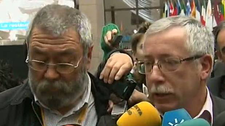 CC.OO y UGT convocaran ma&ntilde;ana una huelga para el 14 de Noviembre 