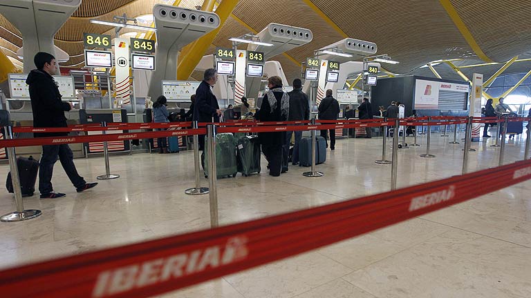 Normalidad en la segunda jornada de huelga de pilotos de Iberia