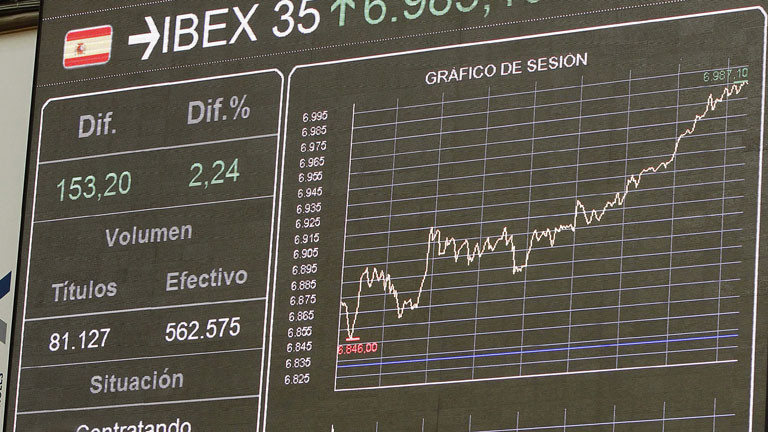 El Ibex-35 sube un 2,72%, su mayor alza en lo que va de a&ntilde;o