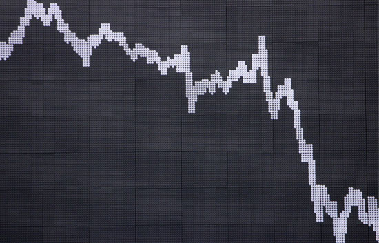 El Ibex-35 pierde un 3,90 por ciento hasta situarse en los 8.491,20 puntos
