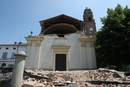 Iglesia de San Giacomo Roncole, en Mirandola, da&ntilde;ada por el se&iacute;smo