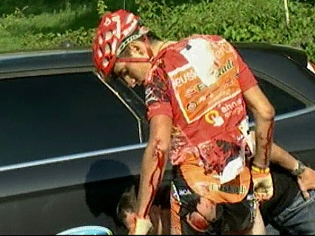 Igor Ant&oacute;n abandona la Vuelta - 11/09/10
