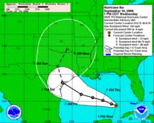 Ike avanza rumbo a Texas
