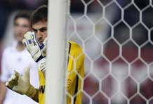 Iker Casillas durante un partido de liga esta temporada