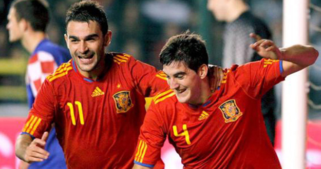 Imagen de archivo de los jugadores de la selecci&oacute;n ol&iacute;mpica espa&ntilde;ola.