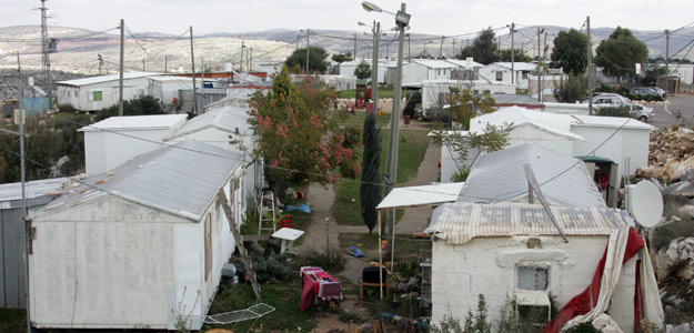 Imagen de la colonia ilegal de Bruchin, en Cisjordania