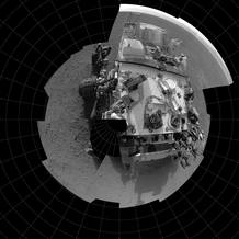 Imagen de la Curiosity en Marte
