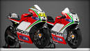 Imagen de las dos motos de la escuder&iacute;a italiana.