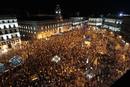 Imagen de la Puerta del Sol, en la manifestaci&oacute;n del 15M contra la carga policial