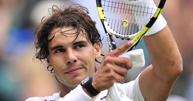 Imagen de Rafa Nadal durante Wimbledon 2012 jugado el pasado mes de junio.