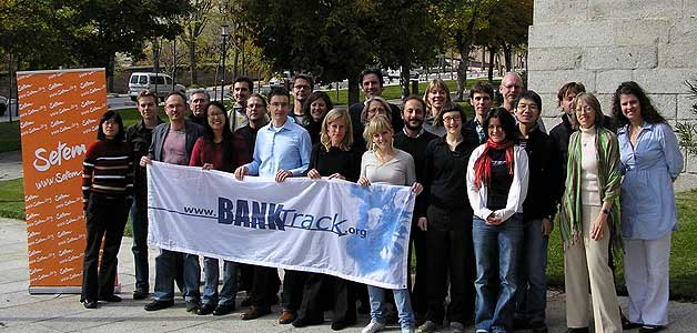 Imagen de la reuni&oacute;n de BankTrack en El Escorial