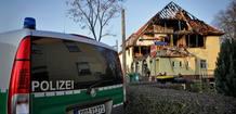 Imagen, tomada el 11 de noviembre, de la casa de la detenida por pertenecer a una c&eacute;lula terrorista de ultraderecha en Alemania