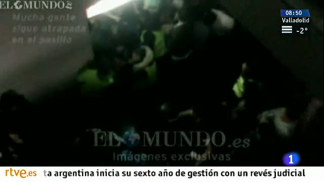 Im&aacute;genes de la avalancha del Madrid Arena