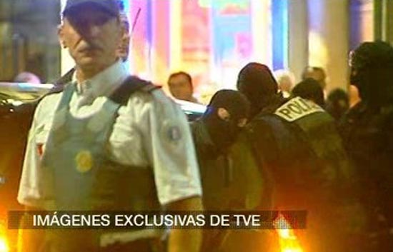 Im�genes exclusivas de TVE de la detenci�n