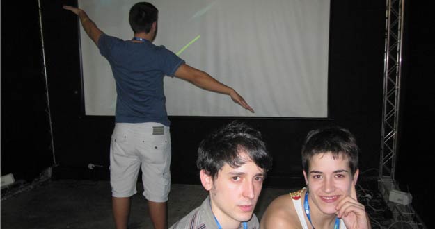 Javier y Paula, los dos 'representantes' de Flick Flock.