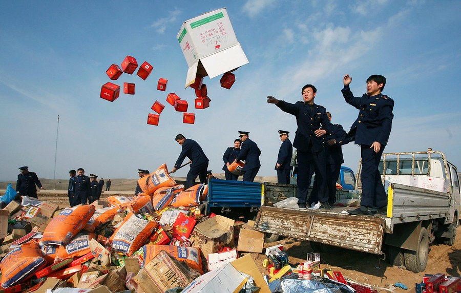 Las impensables cotas de la falsificación china