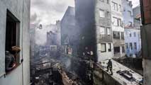 Ir al Video&nbsp;El incendio de Bermeo deja sin casa a 70 familias