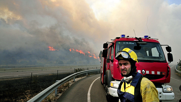 Un incendio en el Empord&agrave; quema mil hect&aacute;reas 