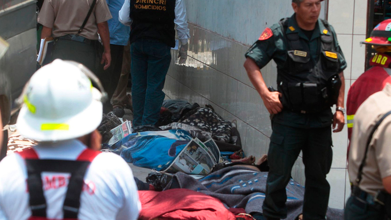 Al menos 26 muertos en un incendio en un centro de rehabilitaci&oacute;n de Lima