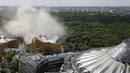 El incendio ha provocado una intensa humareda que se ve&iacute;a desde muchos puntos de Berl&iacute;n