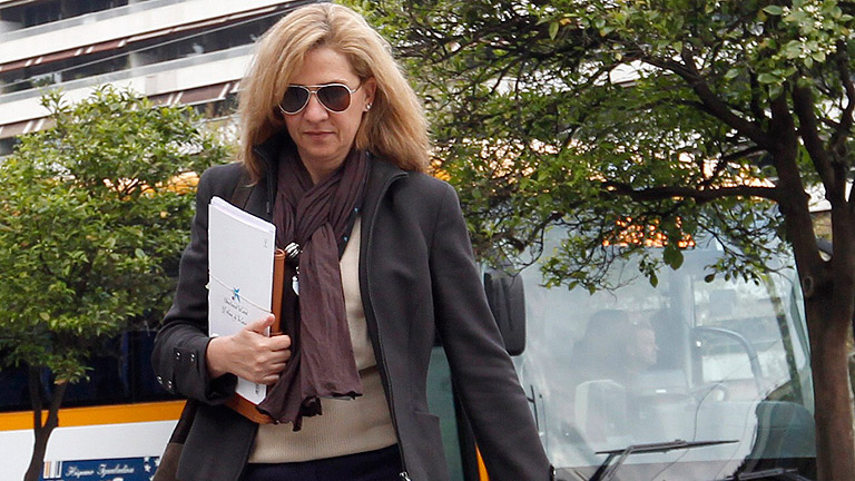 La Infanta Cristina ser&aacute; investigada por posibles irregularidades fiscales
