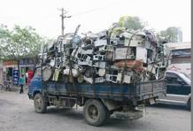 China: 500.000 toneladas de frigor&iacute;ficos, 1,3 millones de toneladas de televisores, 300.000 toneladas de ordenadores personales