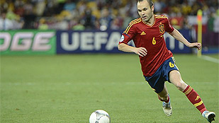 Iniesta, nombrado el mejor jugador de la Eurocopa 2012