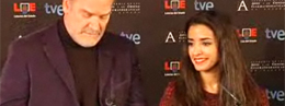 Inma Cuesta y Lluís Homar están leyendo los finalistas a los Goya 2012 Inma Cuesta y Lluís Homar están leyendo los finalistas a los Goya 2012
