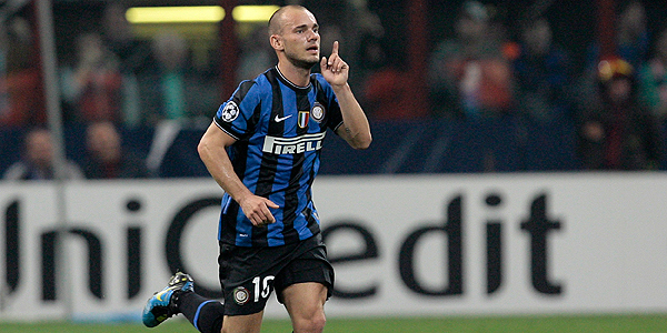 El interista Sneijder, una de las piezas clave del equipo la temporada pasada
