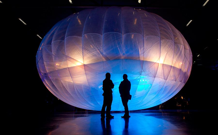 A Internet a trav&eacute;s de un globo