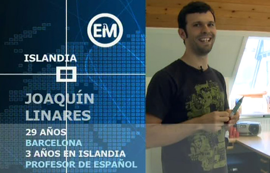 Espa&ntilde;oles en el mundo - Islandia - Joaqu&iacute;n
